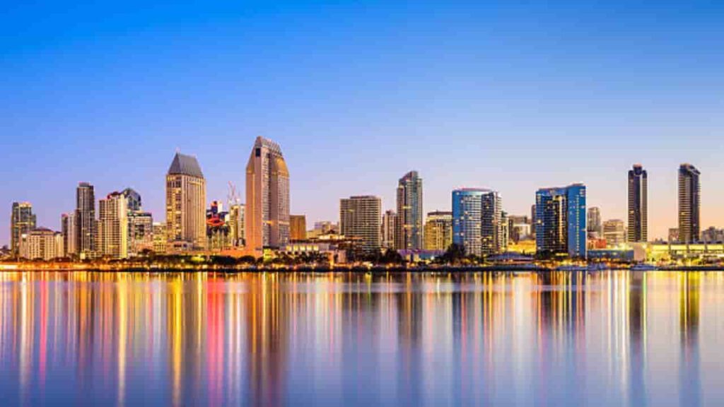 an Diego City of San Bernardino County California