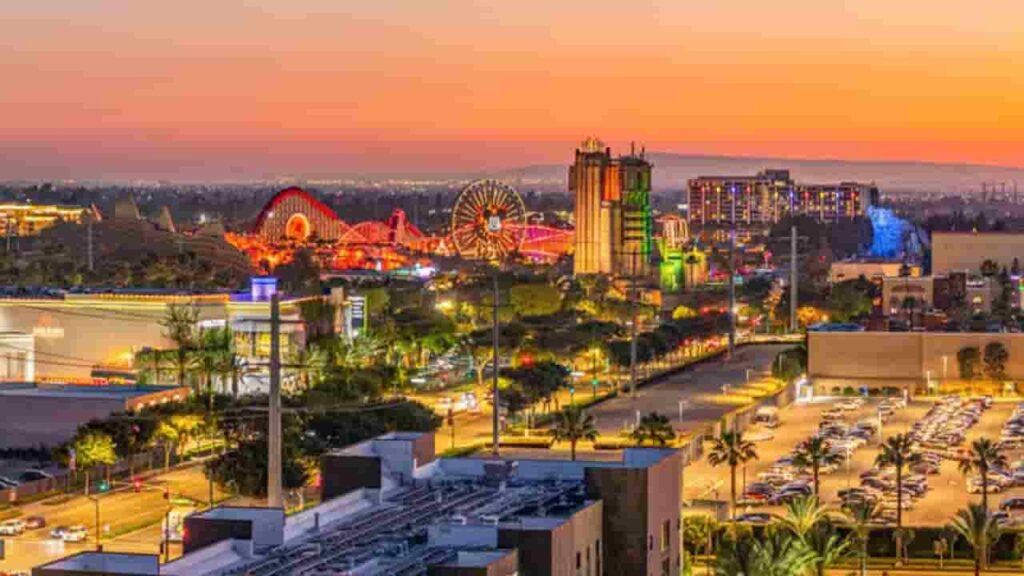 Anaheim City of Orange County California