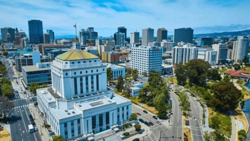 Oakland city of Alameda County California