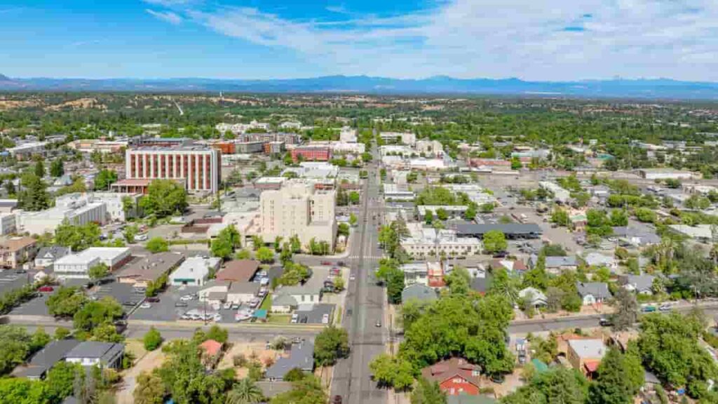Redding City of Shasta County California