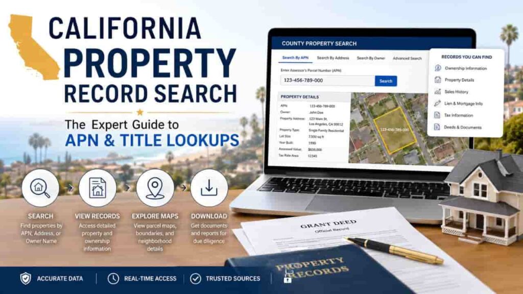 California Property Record Search, The Expert Guide to APN & Title Lookups