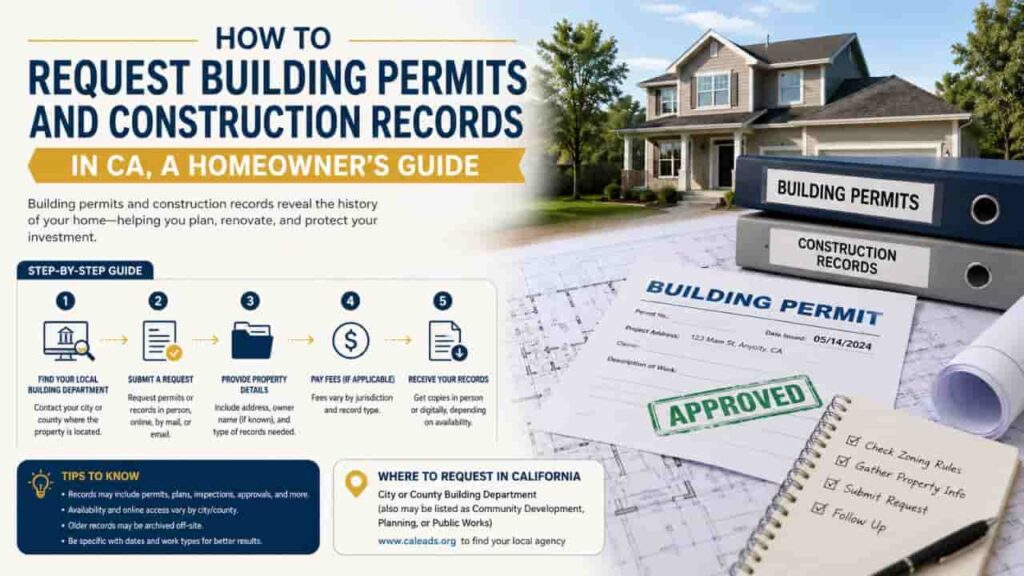 How to Request Building Permits and Construction Records in CA, A Homeowner’s Guide
