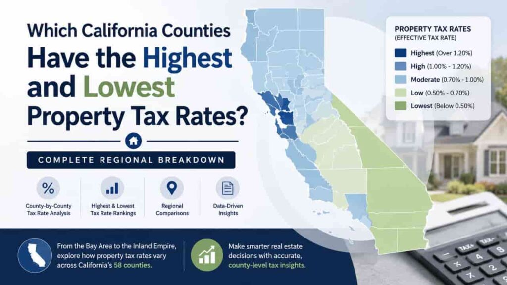 Which California Counties Have the Highest and Lowest Property Tax Rates? Complete Regional Breakdown