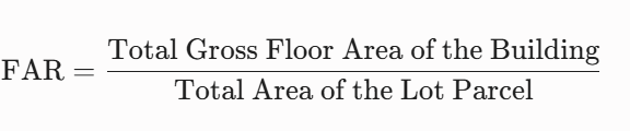 Floor Area Ratio (FAR)