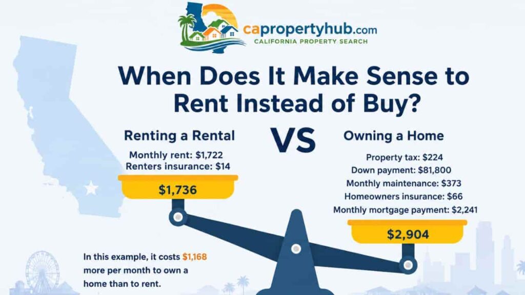 Renting vs Buying Property in California, Which Makes Financial Sense Now