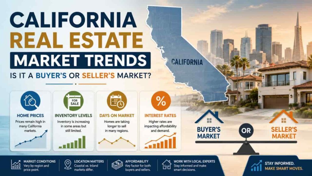California Real Estate Market Trends, Is It a Buyer’s or Seller’s Market?