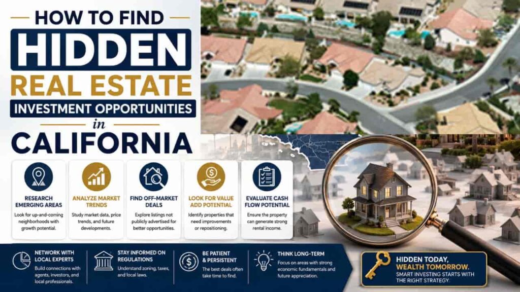 How to Find Hidden Real Estate Investment Opportunities in California