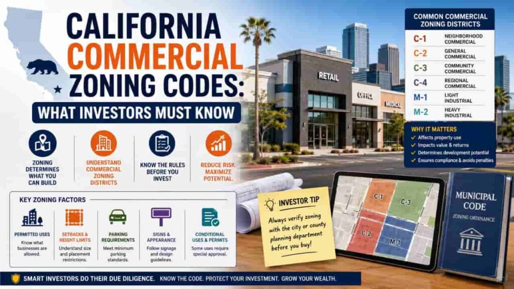 California Commercial Zoning Codes: What Investors Must Know